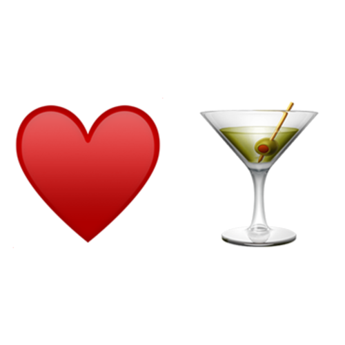 ♥🍸 Emoji Domain iOS rendering